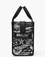 The Punk Scribble Canvas Small Tote Bag black multi
